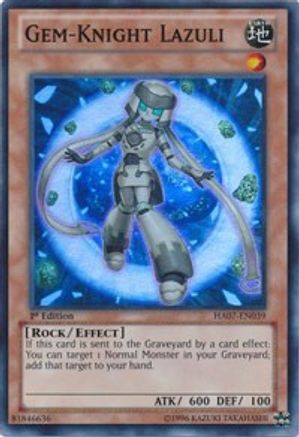 Gem-Knight Lazuli [HA07-EN039] Super Rare - Trinity Hobby