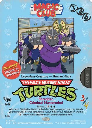 Shredder, Criminal Mastermind - Higure, the Still Wind  [Foil]  (SLD-2368) - [Secret Lair Drop Series] - Trinity Hobby