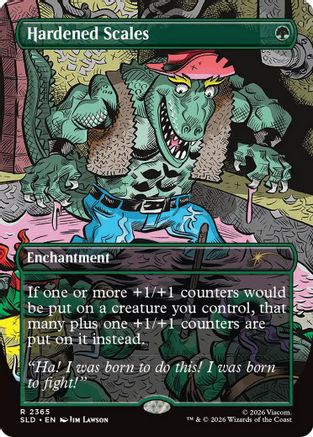 Hardened Scales  (SLD-2365) - [Secret Lair Drop Series] - Trinity Hobby