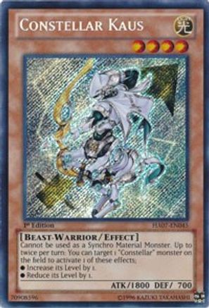 Constellar Kaus [HA07-EN045] Secret Rare - Trinity Hobby