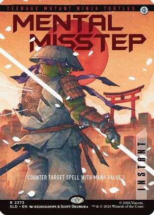 Mental Misstep (2373)  [Foil]  (SLD-2373) - [Secret Lair Drop Series] - Trinity Hobby