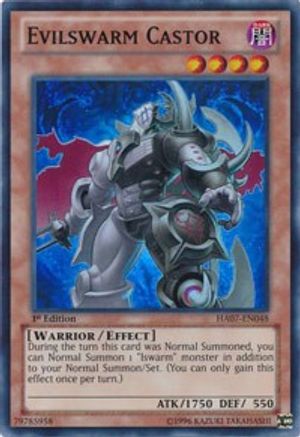 Evilswarm Castor [HA07-EN048] Super Rare - Trinity Hobby