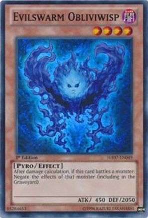 Evilswarm Obliviwisp [HA07-EN049] Super Rare - Trinity Hobby
