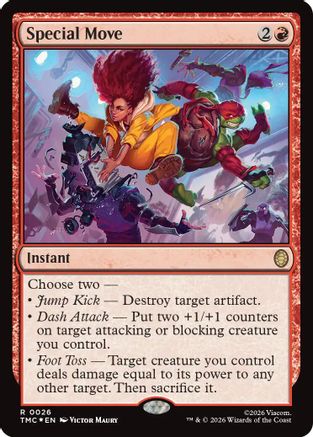 Special Move (Surge Foil)  [Foil]  (TMC-026) - [Commander: Teenage Mutant Ninja Turtles]