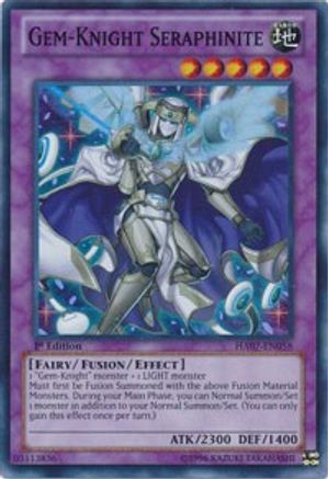 Gem-Knight Seraphinite [HA07-EN058] Super Rare - Trinity Hobby