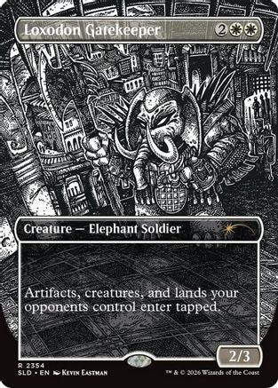 Loxodon Gatekeeper (2354)  (SLD-2354) - [Secret Lair Drop Series] - Trinity Hobby