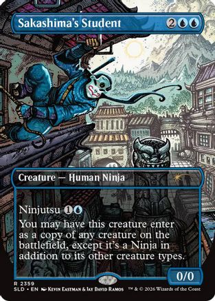 Sakashima's Student (2359)  [Foil]  (SLD-2359) - [Secret Lair Drop Series] - Trinity Hobby