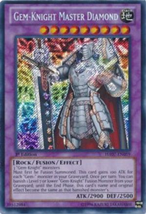Gem-Knight Master Diamond [HA07-EN059] Secret Rare - Trinity Hobby