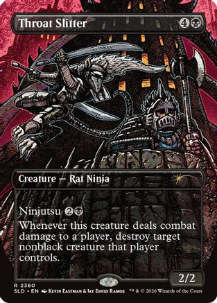 Throat Slitter (2360)  [Foil]  (SLD-2360) - [Secret Lair Drop Series] - Trinity Hobby