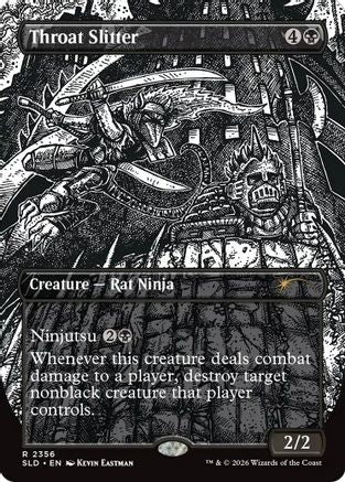 Throat Slitter (2356)  [Foil]  (SLD-2356) - [Secret Lair Drop Series] - Trinity Hobby
