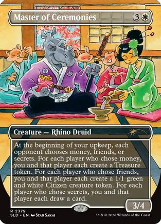 Master of Ceremonies  [Foil]  (SLD-2379) - [Secret Lair Drop Series] - Trinity Hobby