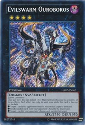 Evilswarm Ouroboros [HA07-EN065] Secret Rare - Trinity Hobby
