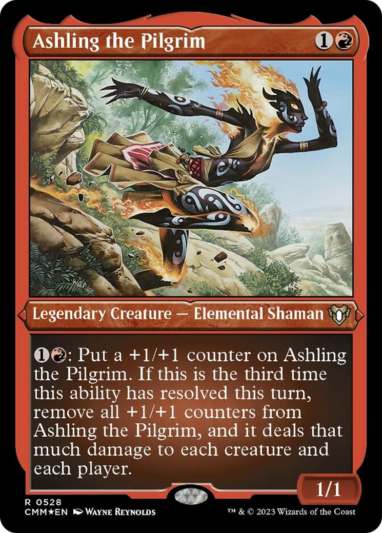 Ashling the Pilgrim (Foil Etched) [Commander Masters] - Trinity Hobby