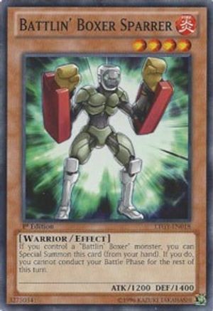 Battlin' Boxer Sparrer [LTGY-EN018] Common - Trinity Hobby