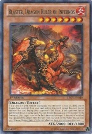 Blaster, Dragon Ruler of Infernos [LTGY-EN040] Rare - Trinity Hobby