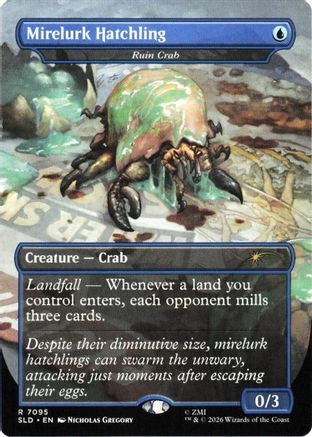 Mirelurk Hatchling - Ruin Crab  [Foil]  (SLD-7095) - [Secret Lair Drop Series] - Trinity Hobby