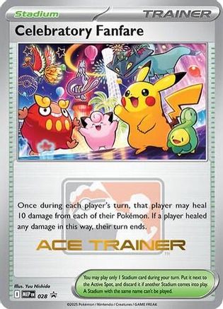 Celebratory Fanfare (Ace Trainer) - (028) [ME Mega Evolution Promo] - Trinity Hobby