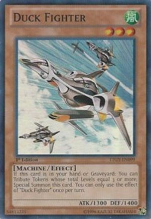 Duck Fighter [LTGY-EN099] Super Rare - Trinity Hobby