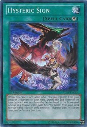 Hysteric Sign [LTGY-EN065] Super Rare - Trinity Hobby