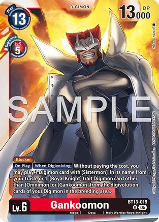 Gankoomon (Reprint) (BT13-019) - [Advanced Booster Digimon Generation] Foil - Trinity Hobby