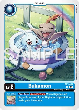 Bukamon (Reprint) (BT7-002) - [Advanced Booster Digimon Generation] Foil - Trinity Hobby