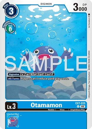 Otamamon (Reprint) (EX7-015) - [Advanced Booster Digimon Generation] Foil - Trinity Hobby
