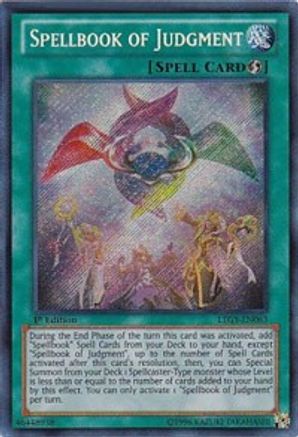 Spellbook of Judgment [LTGY-EN063] Secret Rare - Trinity Hobby