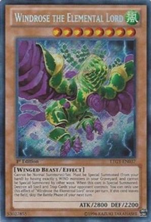 Windrose the Elemental Lord [LTGY-EN037] Secret Rare - Trinity Hobby