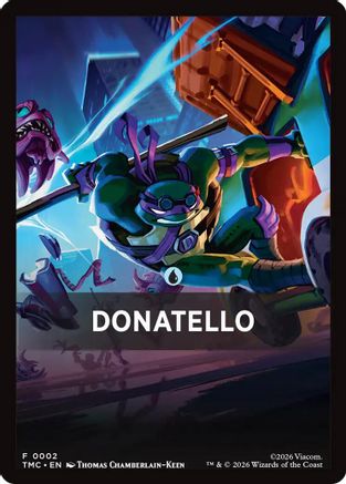 Donatello Theme Card  (TMC-002) - [Commander: Teenage Mutant Ninja Turtles] - Trinity Hobby
