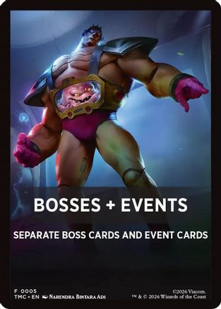 Bosses + Events  (TMC-005) - [Commander: Teenage Mutant Ninja Turtles] - Trinity Hobby