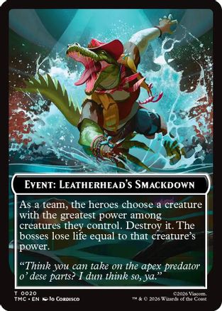 Event: Leatherhead's Smackdown  (TMC-020) - [Commander: Teenage Mutant Ninja Turtles] - Trinity Hobby