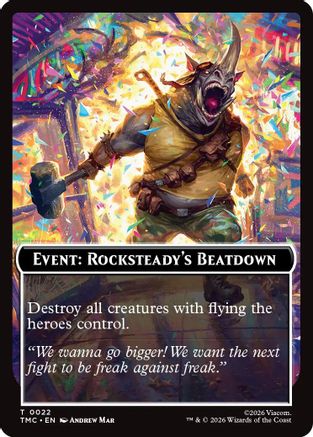 Event: Rocksteady's Beatdown  (TMC-022) - [Commander: Teenage Mutant Ninja Turtles] - Trinity Hobby