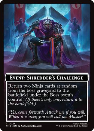 Event: Shredder's Challenge  (TMC-024) - [Commander: Teenage Mutant Ninja Turtles] - Trinity Hobby
