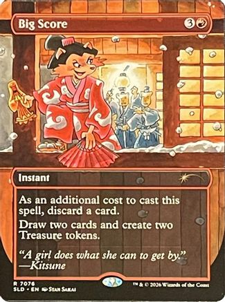 Big Score (7076)  [Foil]  (SLD-7076) - [Secret Lair Drop Series] - Trinity Hobby