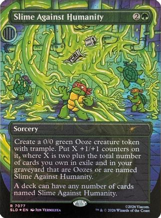 Slime Against Humanity (7077)  [Foil]  (SLD-7077) - [Secret Lair Drop Series] - Trinity Hobby