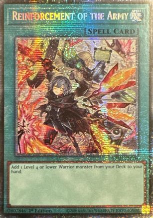 Reinforcement of the Army (Starlight Rare) [L26D-ENS08] - Legendary Modern Decks 2026 1st Edition - Starlight Rare - Trinity Hobby