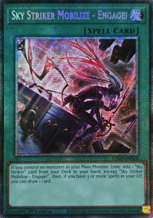 Sky Striker Mobilize - Engage! (Starlight Rare) [L26D-ENS10] - Legendary Modern Decks 2026 1st Edition - Starlight Rare - Trinity Hobby