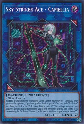 Sky Striker Ace - Camellia (Secret Rare) [L26D-ENS31] - Legendary Modern Decks 2026 1st Edition - Secret Rare - Trinity Hobby