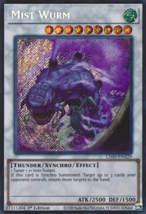 Mist Wurm (Secret Rare) [L26D-ENX29] - Legendary Modern Decks 2026 1st Edition - Secret Rare - Trinity Hobby