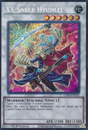 XX-Saber Hyunlei (Secret Rare) [L26D-ENX35] - Legendary Modern Decks 2026 1st Edition - Secret Rare - Trinity Hobby