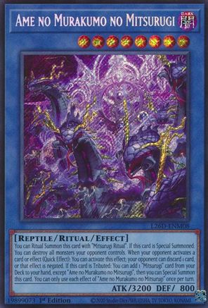 Ame no Murakumo no Mitsurugi (Secret Rare) [L26D-ENM08] - Legendary Modern Decks 2026 1st Edition - Secret Rare - Trinity Hobby