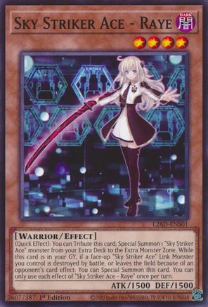 Sky Striker Ace - Raye [L26D-ENS01] - Legendary Modern Decks 2026 1st Edition - Common / Short Print - Trinity Hobby