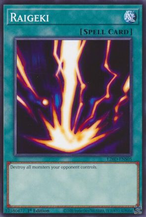 Raigeki [L26D-ENS05] - Legendary Modern Decks 2026 1st Edition - Common / Short Print - Trinity Hobby