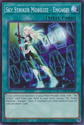 Sky Striker Mobilize - Engage! [L26D-ENS10] - Legendary Modern Decks 2026 1st Edition - Common / Short Print - Trinity Hobby
