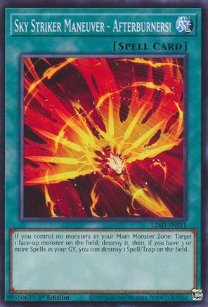 Sky Striker Maneuver - Afterburners! [L26D-ENS11] - Legendary Modern Decks 2026 1st Edition - Common / Short Print - Trinity Hobby