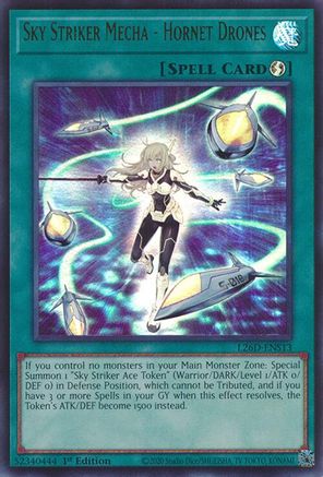 Sky Striker Mecha - Hornet Drones [L26D-ENS13] - Legendary Modern Decks 2026 1st Edition - Ultra Rare - Trinity Hobby
