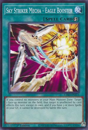 Sky Striker Mecha - Eagle Booster [L26D-ENS15] - Legendary Modern Decks 2026 1st Edition - Common / Short Print - Trinity Hobby
