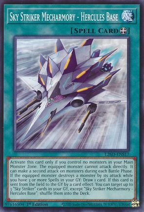 Sky Striker Mecharmory - Hercules Base [L26D-ENS17] - Legendary Modern Decks 2026 1st Edition - Common / Short Print - Trinity Hobby