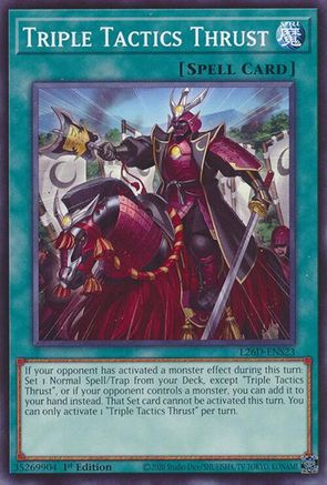 Triple Tactics Thrust [L26D-ENS23] - Legendary Modern Decks 2026 1st Edition - Common / Short Print - Trinity Hobby