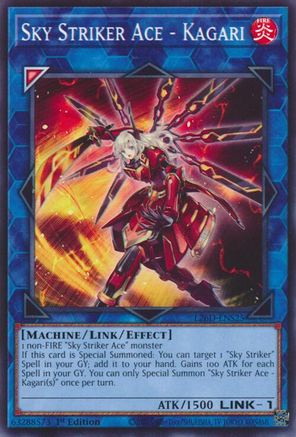 Sky Striker Ace - Kagari [L26D-ENS25] - Legendary Modern Decks 2026 1st Edition - Common / Short Print - Trinity Hobby